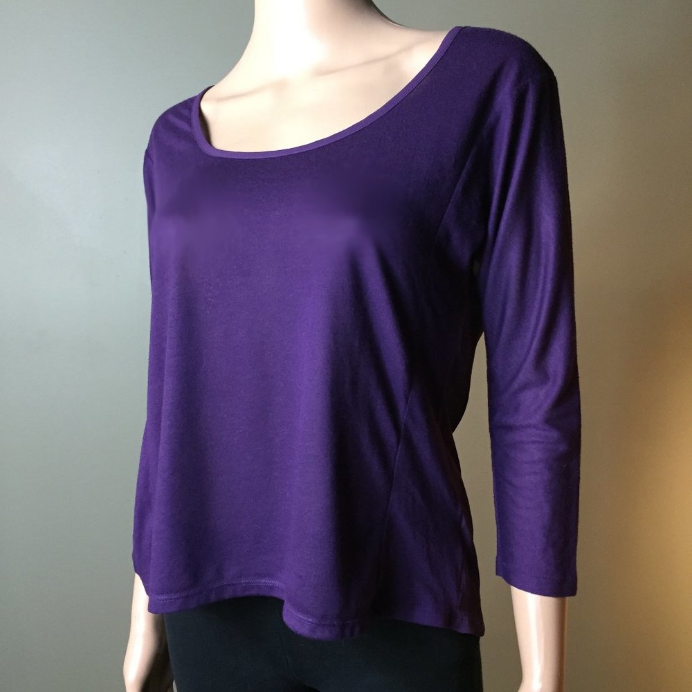 Sheer Back American Eagle Outfitters Purple Top Size XS Shirt